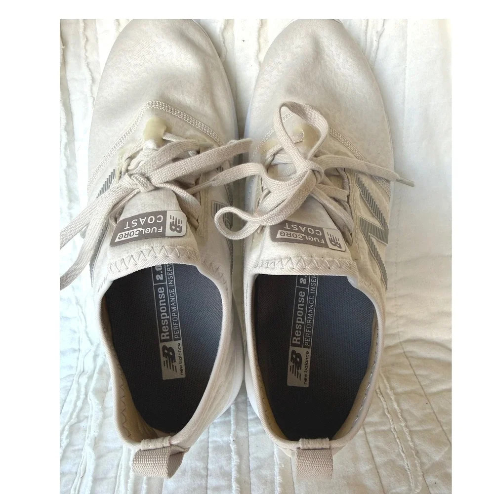 New Balance FuelCore Coast v4 Moonbeam Running Shoes Athleisure Gym Womens 7